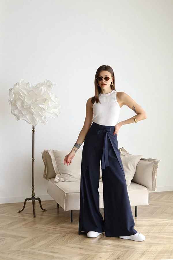 Acantha - Elegante Wijde Broek voor Vrouwen