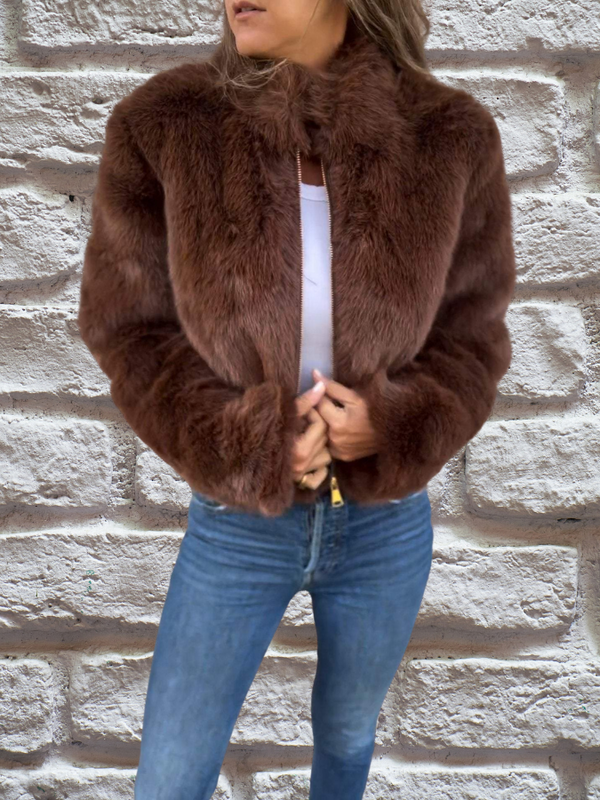 Lolita – Luxe Harige Jas voor Vrouwen – Warm & Modieus