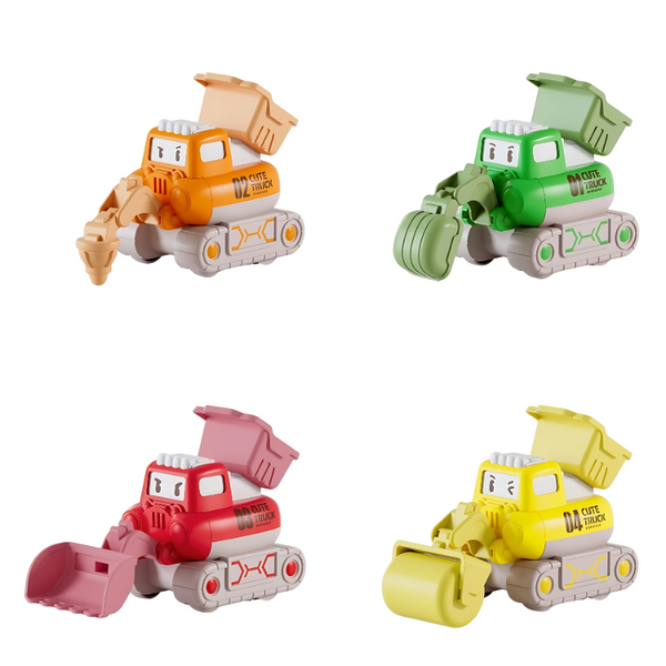 MiniBouwers – Speelset Bouwvoertuigen – Creatief & Leerzaam