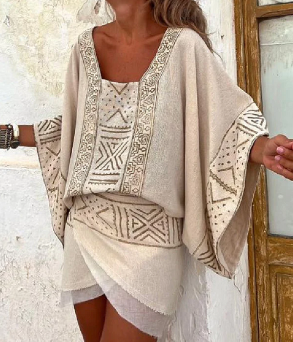 Hera - Oversized Blouse Voor Dames - Modieus & Comfortabel