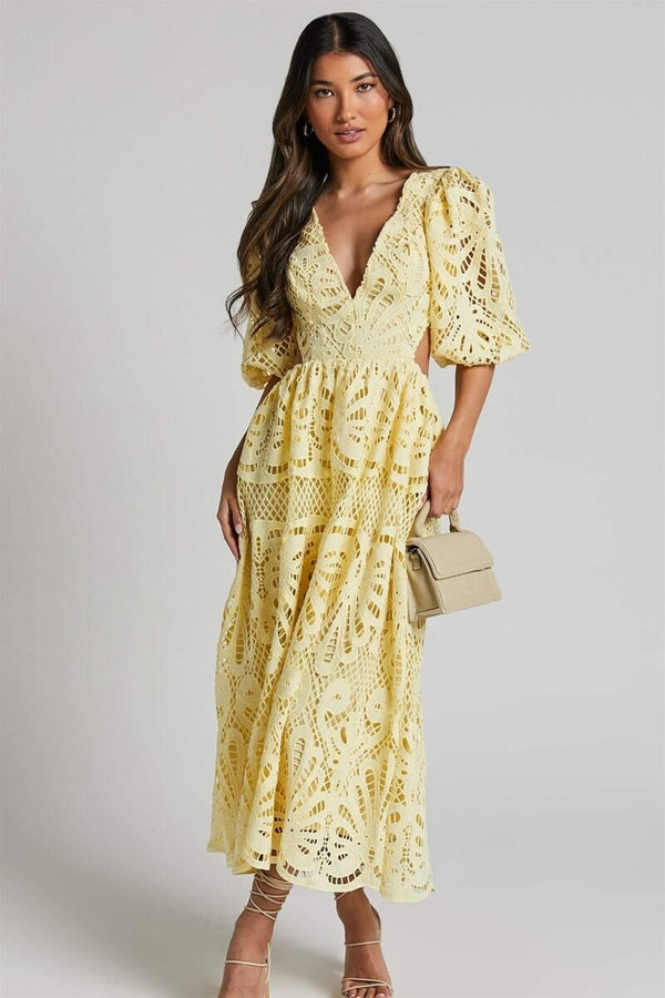 Marae - V-Hals Jurk Voor Dames - Elegant & Modieus