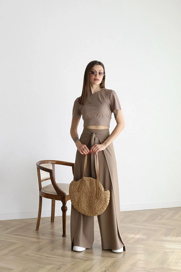 Acantha - Elegante Wijde Broek voor Vrouwen