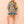 Bronwyn - Evergreen Mini Jurk met Riem en Print