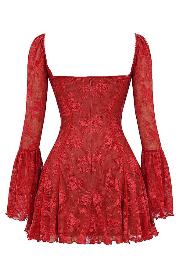 Sabrina - Vintage jurk met lange mouwen voor Vrouwen