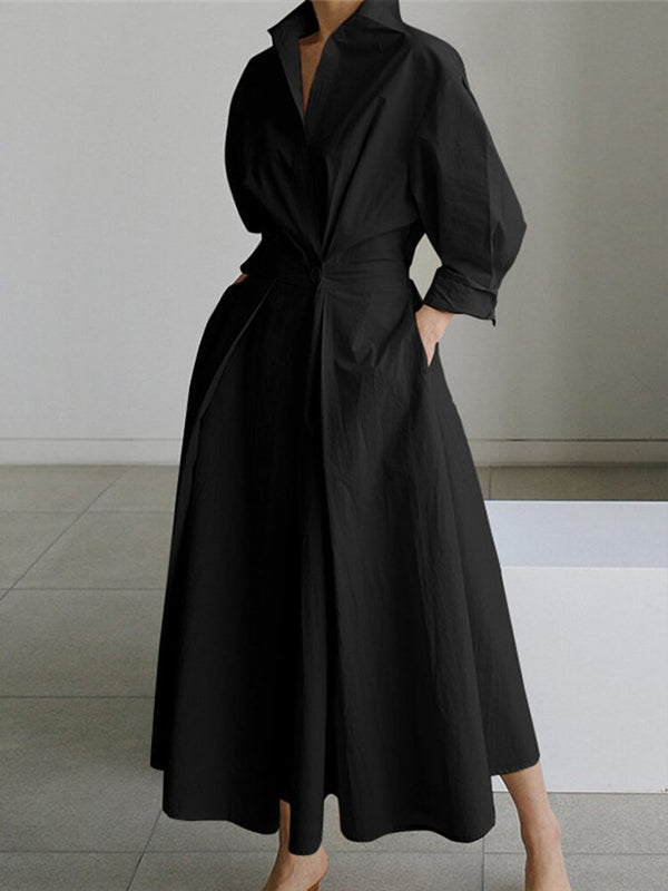 Annette - Getailleerde Maxi Jurk voor Dames - Elegant & Tijdloos