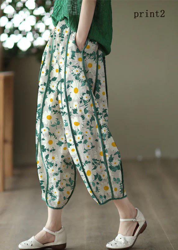 Fianna - Bloemenprint Baggy Broek