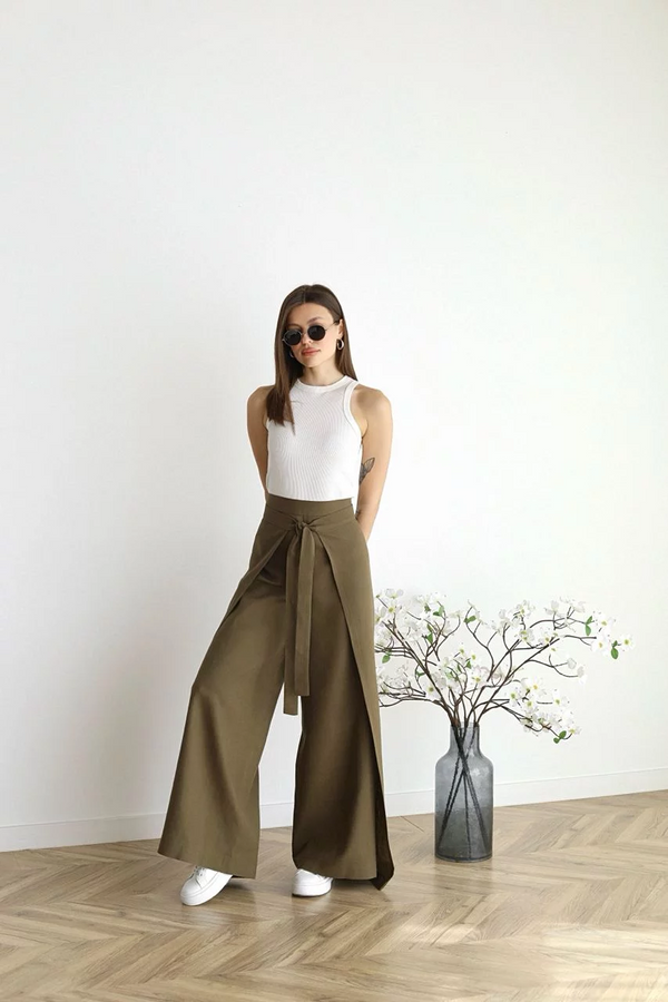 Acantha - Elegante Wijde Broek voor Vrouwen