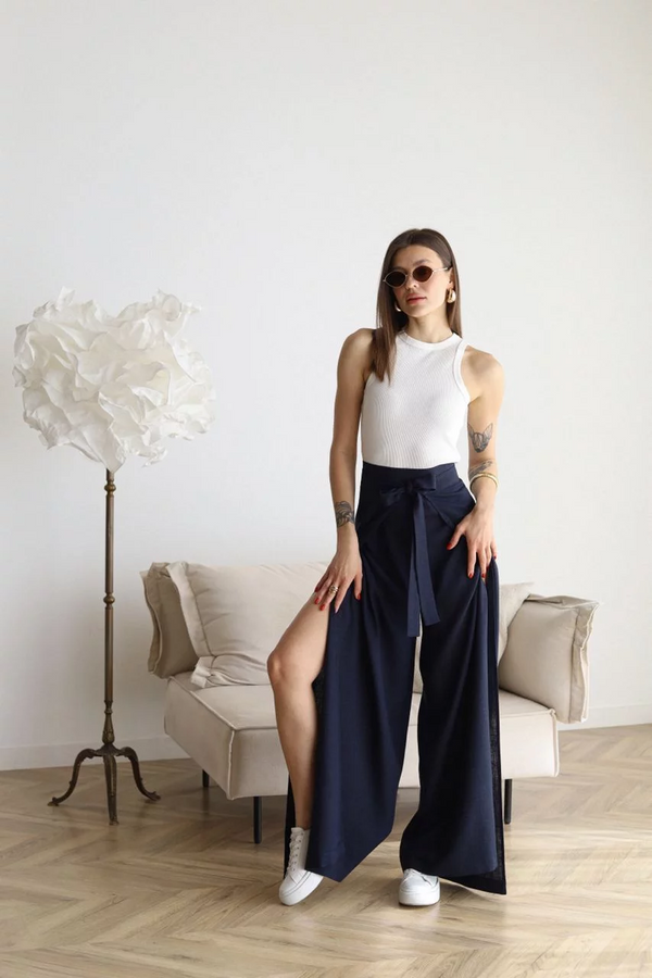 Acantha - Elegante Wijde Broek voor Vrouwen