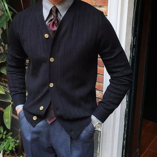 Cliff - Buttoned Cardigan Voor Heren - Warm & Tijdloos
