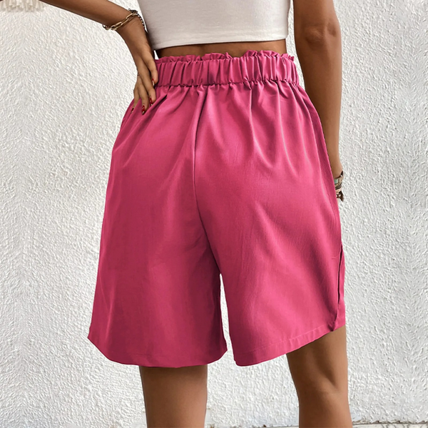 Eileen – Geplooide Shorts Voor Dames - Chic & Modern