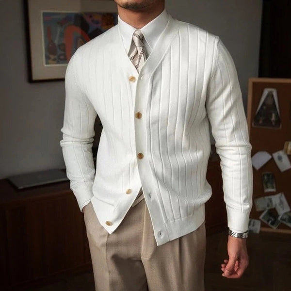 Cliff - Buttoned Cardigan Voor Heren - Warm & Tijdloos
