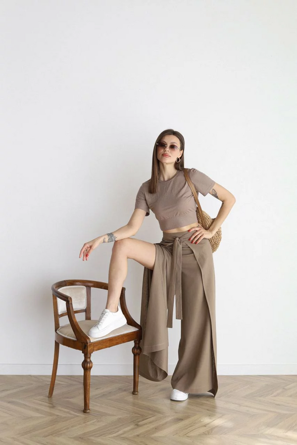 Acantha - Elegante Wijde Broek voor Vrouwen