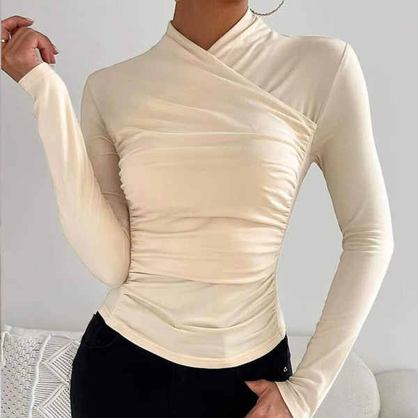 Maja - Luxe Top met Lange Mouwen