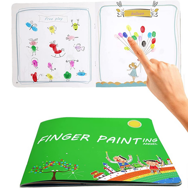 KleurenKracht – Kinder Vingerverf Set – Creativiteit & Plezier