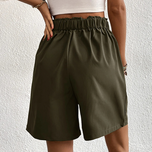 Eileen – Geplooide Shorts Voor Dames - Chic & Modern