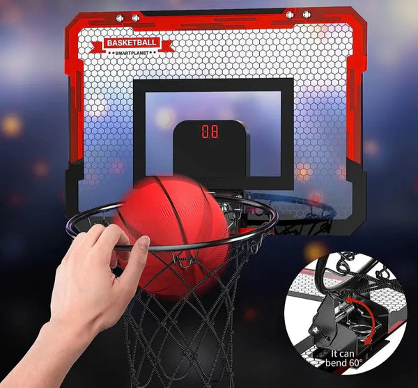 Mini Basketbalframe met Elektronisch Scorebord - BouncePro