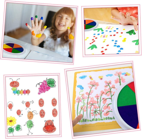 KleurenKracht – Kinder Vingerverf Set – Creativiteit & Plezier