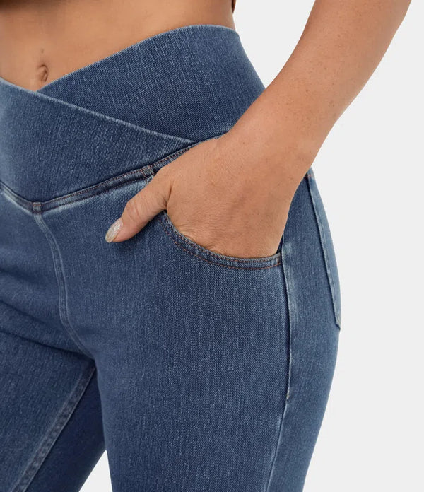 Nimerah - FlexDenim Active Leggings