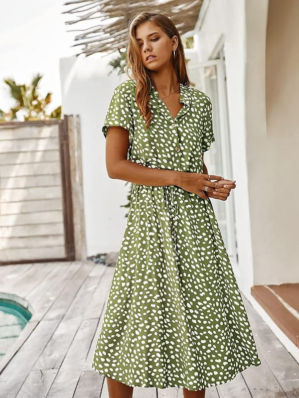 Jenkins - Midi Jurk Voor Dames - Stijlvol & Comfortabel