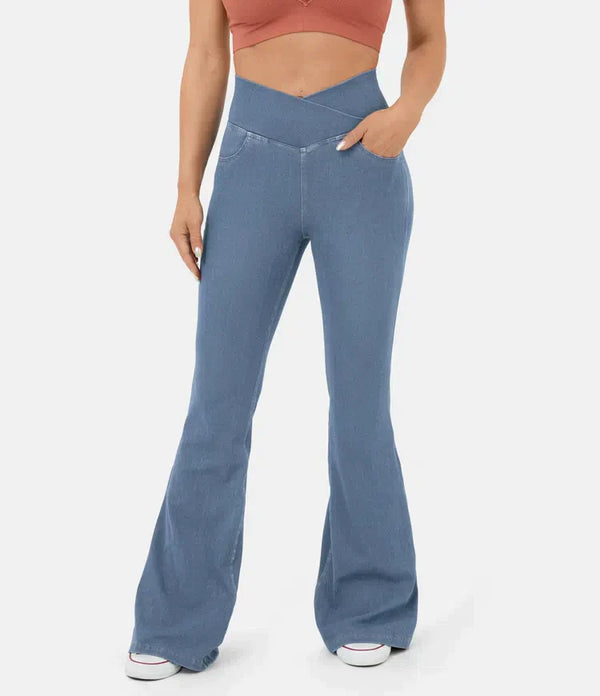 Nimerah - FlexDenim Active Leggings