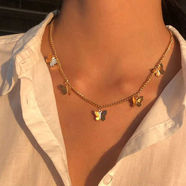 VlinderCharm Ketting – Elegantie & Betekenis