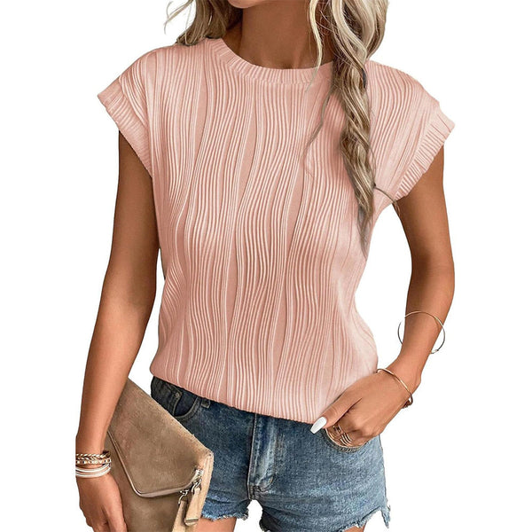 Aurelina - Ronde Hals Tops voor Dames - Comfortabel & Casual