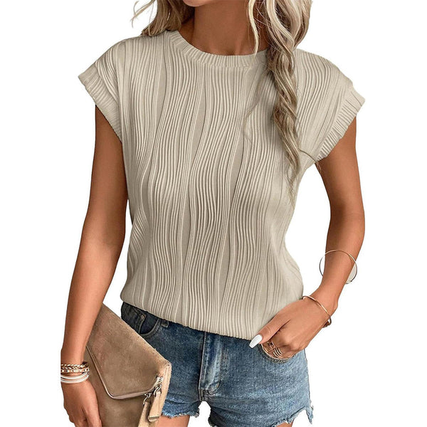 Aurelina - Ronde Hals Tops voor Dames - Comfortabel & Casual