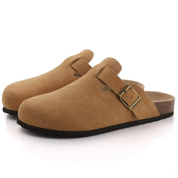 Nienke - Zachte Suède Sandalen met Voetbed