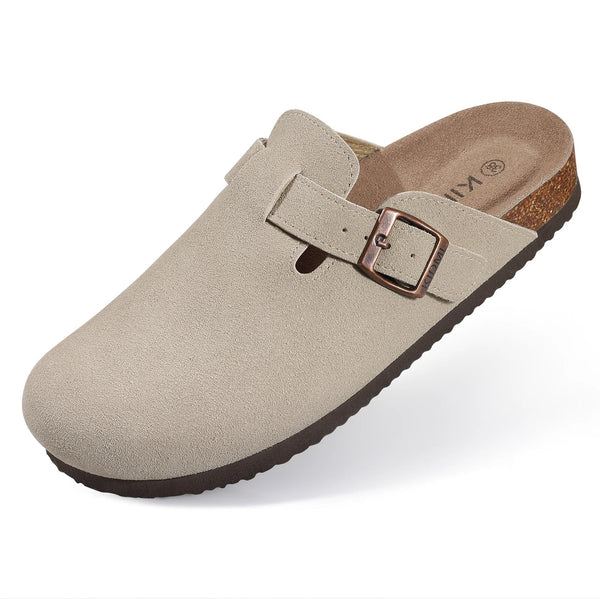 Nienke - Zachte Suède Sandalen met Voetbed