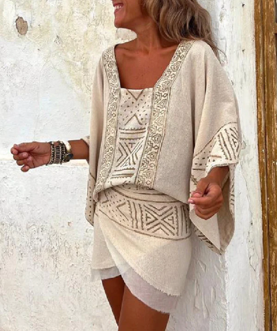 Hera - Oversized Blouse Voor Dames - Modieus & Comfortabel