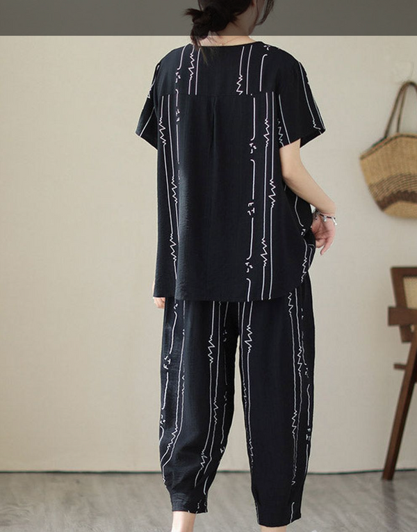 Kendra - Top en Harem Broek Twee-Piece Set