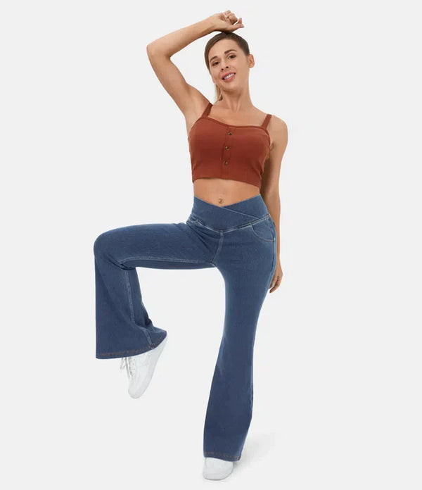 Nimerah - FlexDenim Active Leggings