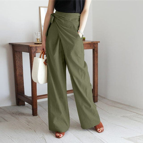 Nerthus - Hoge Taille Broek met Striksluiting