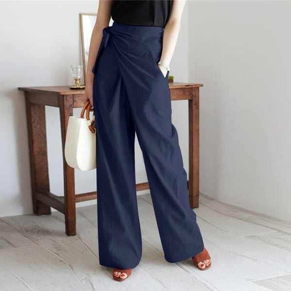 Nerthus - Hoge Taille Broek met Striksluiting