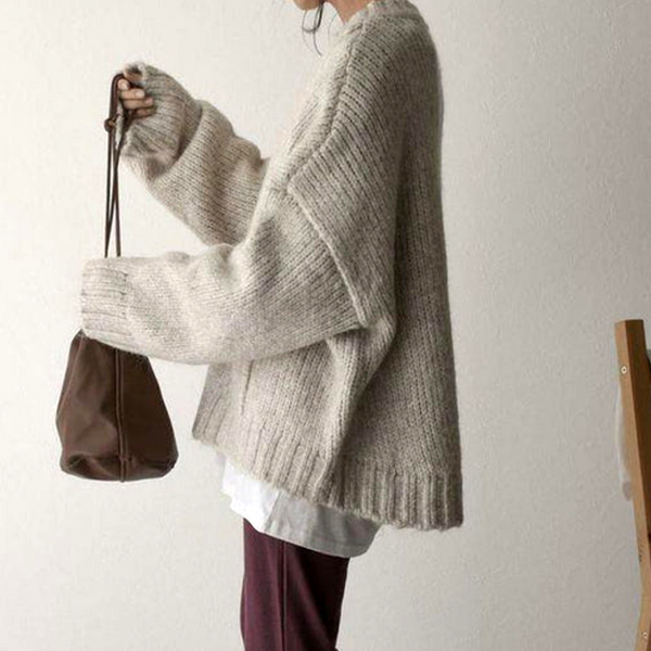 Antonya - Klassieke Sweater met Zakken voor Vrouwen