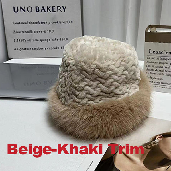 Indy - Gezellige Kunstbont Vissershoed
