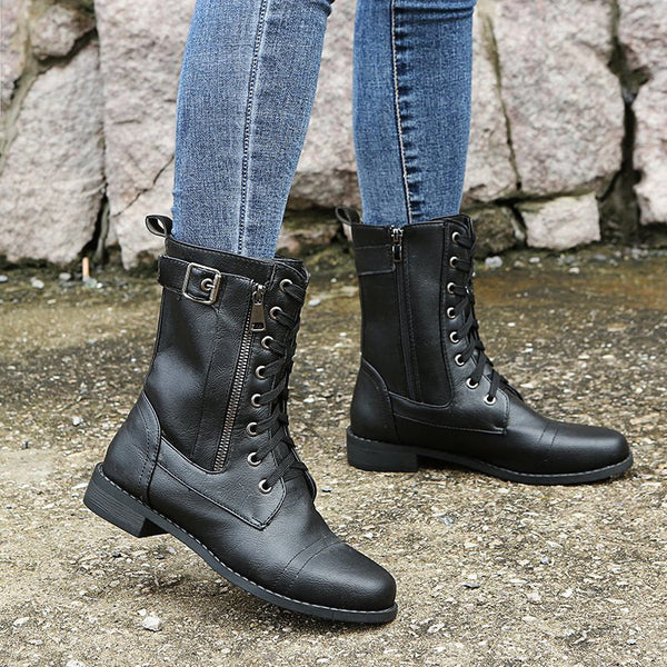 Dixie - Veterlaarzen Voor Dames - Comfortabel & Stijlvol
