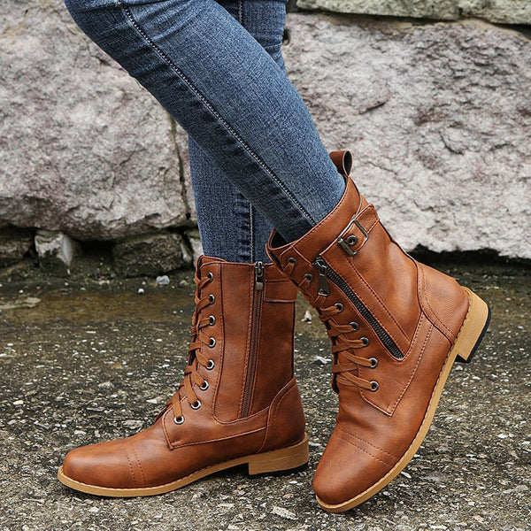 Dixie - Veterlaarzen Voor Dames - Comfortabel & Stijlvol