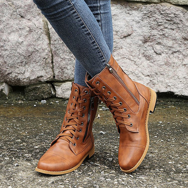 Dixie - Veterlaarzen Voor Dames - Comfortabel & Stijlvol