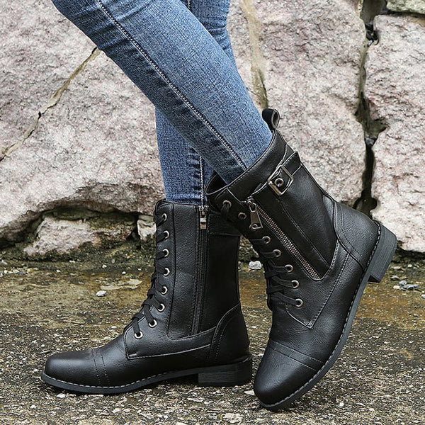 Dixie - Veterlaarzen Voor Dames - Comfortabel & Stijlvol