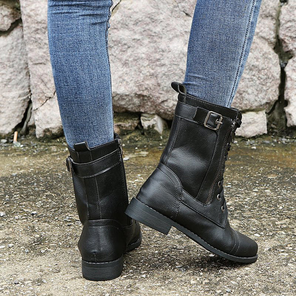 Dixie - Veterlaarzen Voor Dames - Comfortabel & Stijlvol