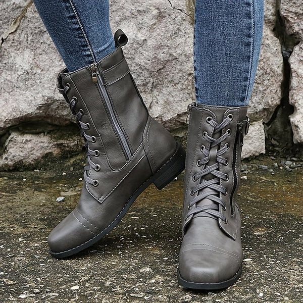 Dixie - Veterlaarzen Voor Dames - Comfortabel & Stijlvol