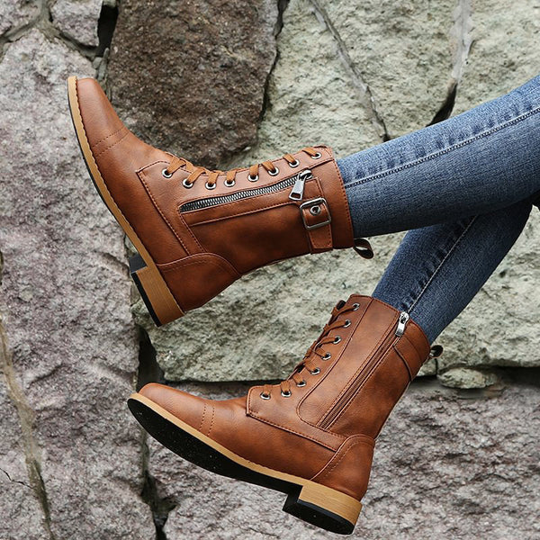 Dixie - Veterlaarzen Voor Dames - Comfortabel & Stijlvol