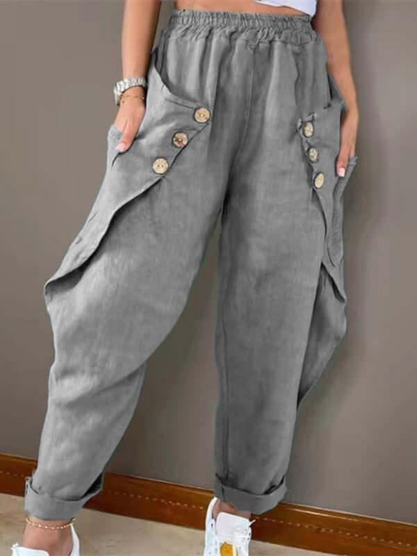 Elfreda - Grote Zakken Cargo Broek