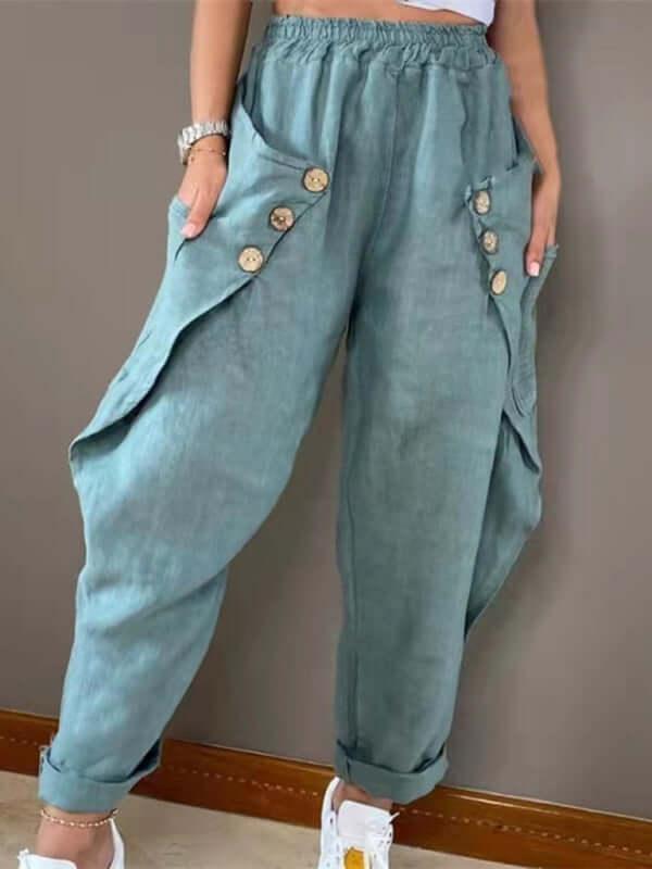 Elfreda - Grote Zakken Cargo Broek